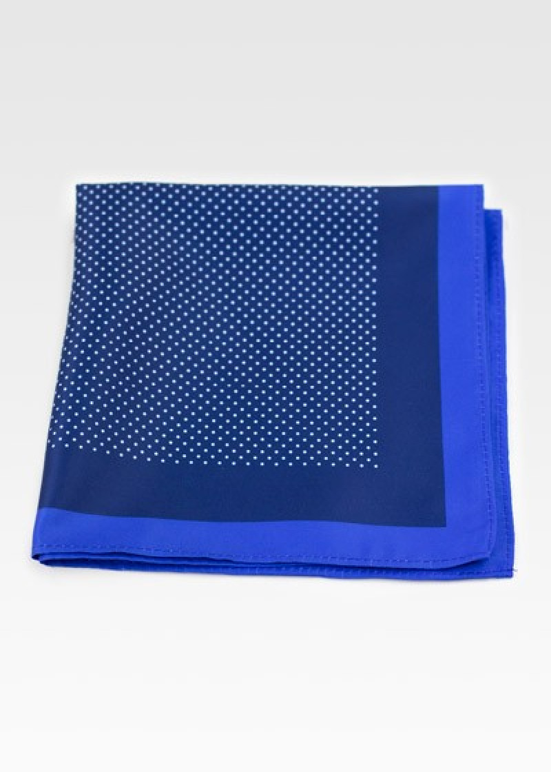 Cavalier Sjaal Classic Dot Design Donkerblauw