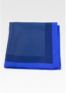 Cavalier Sjaal Classic Dot Design Donkerblauw