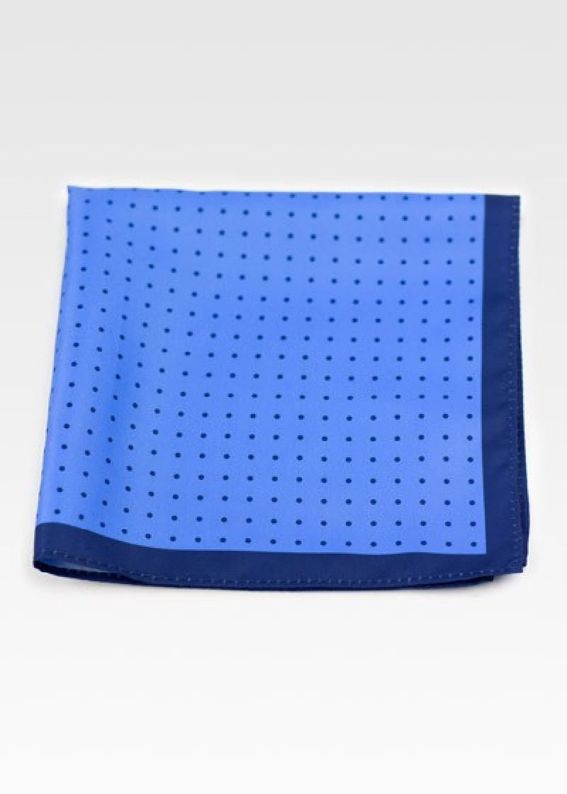 Decoratiedoek Classic Dot Design Lichtblauw