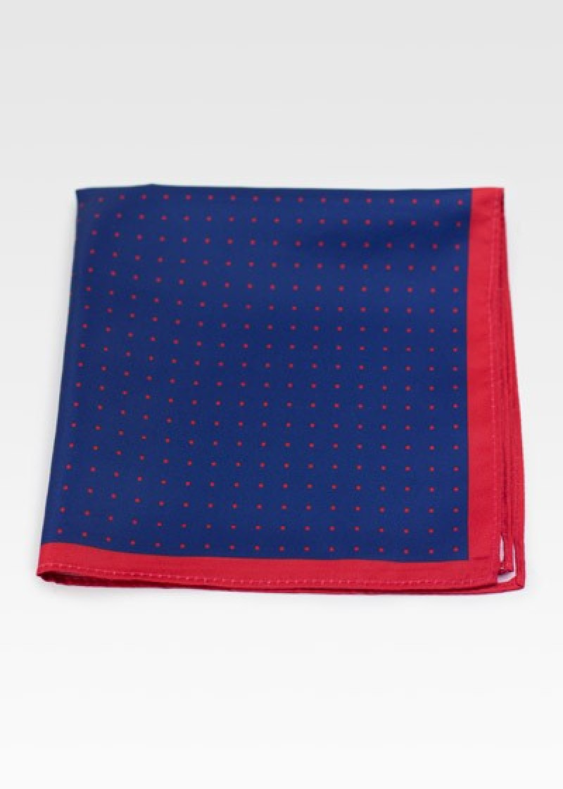 Sierdoek Classic Dot Design Midnight Blue