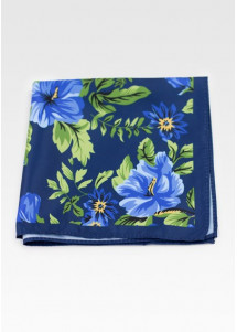 Flower Cavalier Sjaal marineblauw