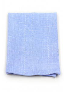 Katoenen pochette gevlekt duifblauw