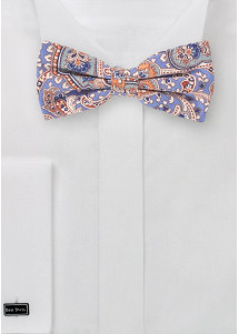Strik Paisley Mat Blauw
