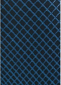 Krawatte Netz-Pattern blaugrün