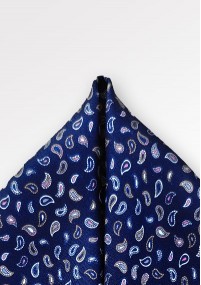 Decoratieve sjaal paisley patroon marine