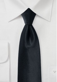 Zakelijke stropdas structuur uni diep zwart