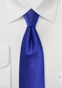 Krawatte Struktur uni königsblau