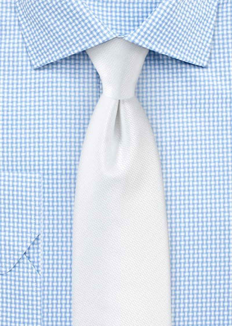 Stropdas structuur uni sneeuwwit