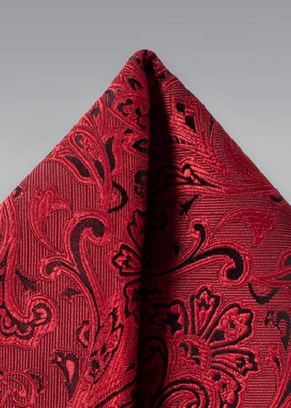 Pochetten aus dem gleichen Stoff und Farbe