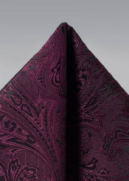 Pochetten aus dem gleichen Stoff und Farbe
