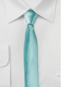 Extra slanke zakelijke stropdas mint