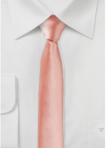 Extra slanke mannen stropdas rosé