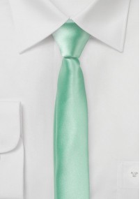 Extra smalle stropdas lichtgroen