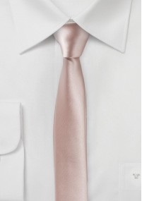 Extra smalle stropdas blush-pink