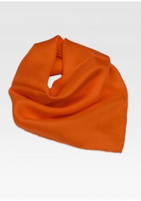 Sjaal zijde oranje monochroom