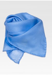 Dames sjaal zijde ijsblauw effen