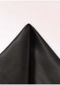 Decoratieve sjaal satijn glans zwart