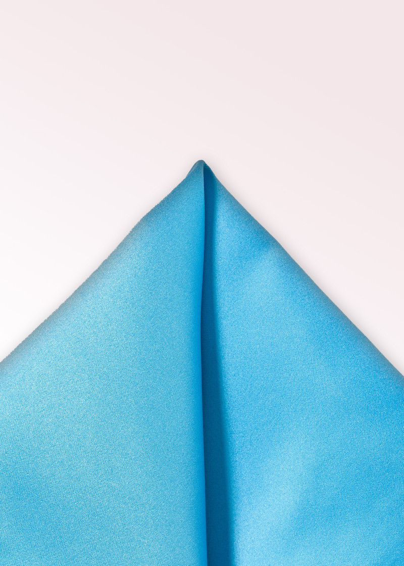 Decoratief doek glans cyaan blauw