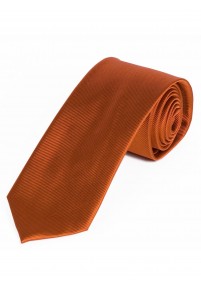 Zakelijke stropdas effen oranje