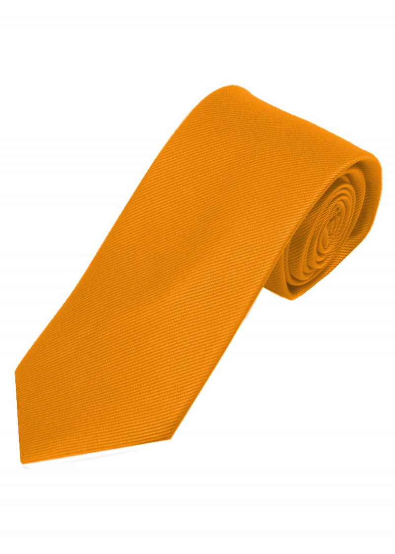 Stropdas effen oranje