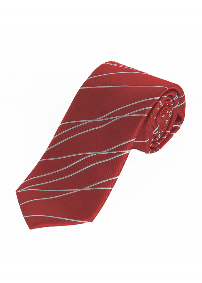 Perfecte stropdas Golfpatroon Rood