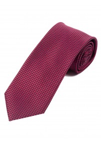 Krawatte schmal Struktur-Pattern tintenschwarz rot