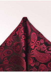 Decoratieve sjaal paisley patroon donkerrood