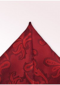 Decoratieve sjaal paisley motief rood