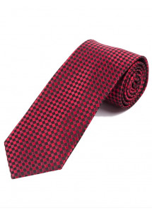 Stropdas elegant gaas oppervlak zwart rood