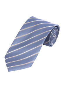 Stropdas dunne strepen duifblauw parelwit