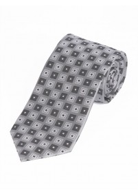 Zakelijke stropdas zilveren vierkante...