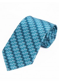 Zakelijke stropdas cyaanblauw...