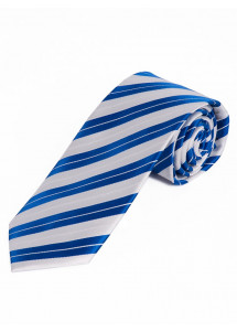 Stropdas wit blauw