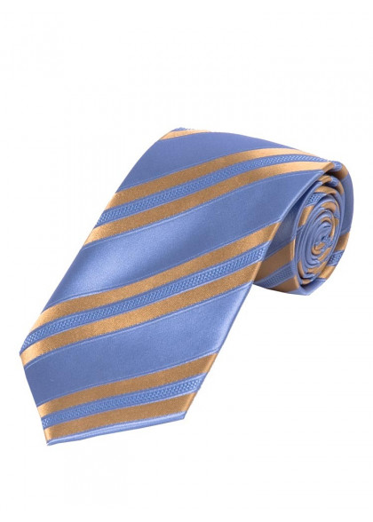 Streifen-Krawatte himmelblau creme