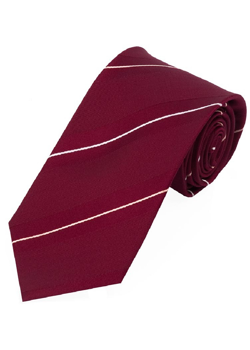 Stripe Business Tie Rood Wit