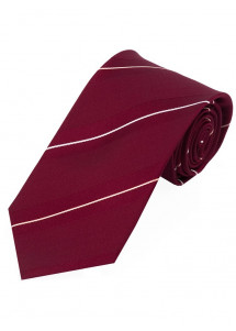 Stripe Business Tie Rood Wit