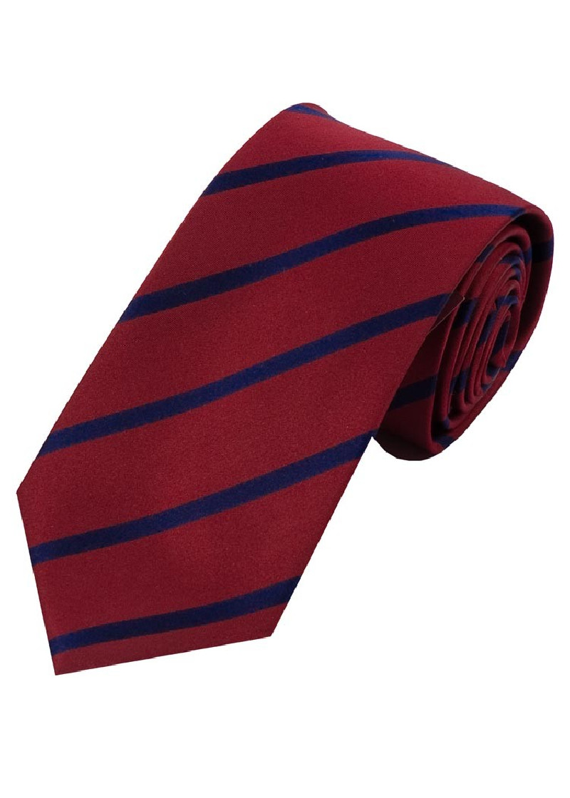 Stropdas wijnrood donkerblauw