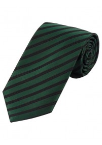 Smalle streep Business Tie Fir Green Black