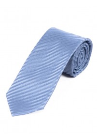 Krawatte einfarbig Streifen-Oberfläche eisblau