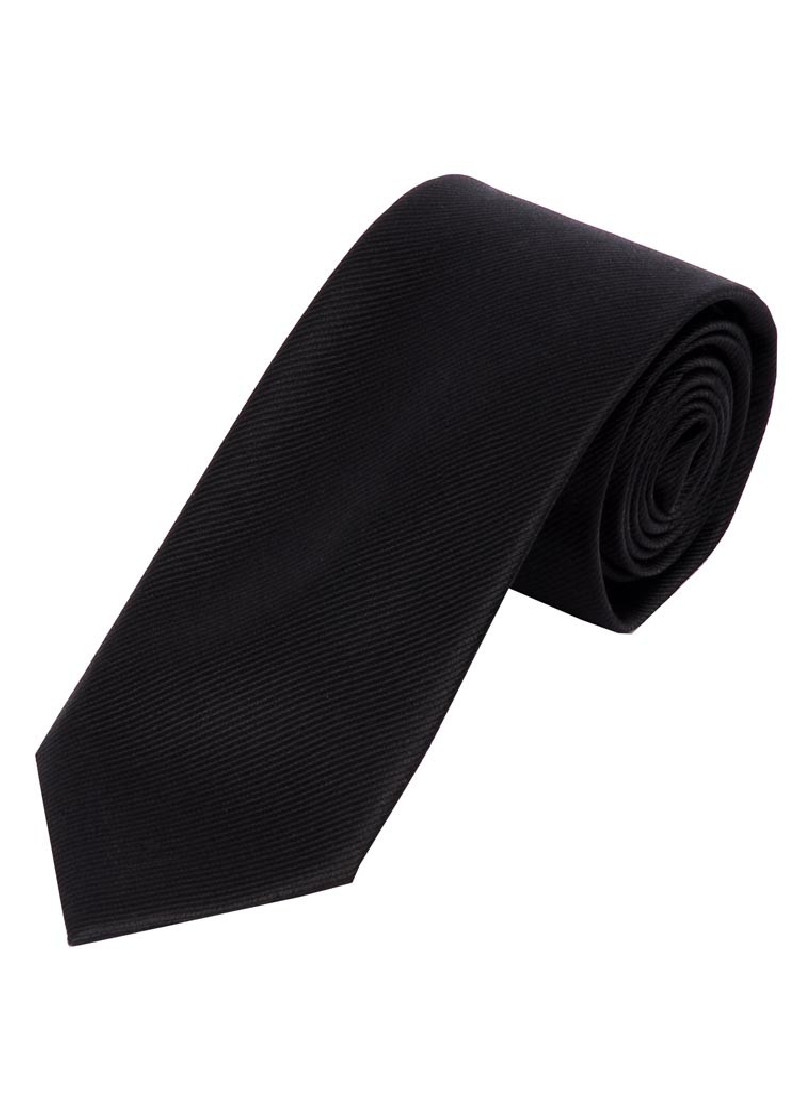 Business Tie Plain Stripe Oppervlak Asfalt Zwart