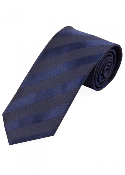 Herrenkrawatte unifarben Linien-Oberfläche navy