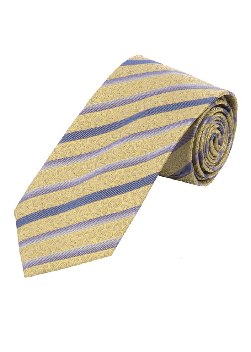 Business Tie Bloemen Decor Lijnen Messing en Lila