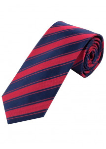 Stropdas wijnrood donkerblauw