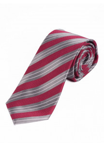 Stropdas Stylish Stripe Decor Medium Rood...