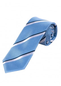 Stropdas subtiel streeppatroon duifblauw...