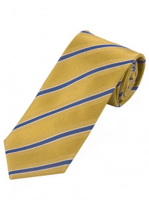 Stropdas stijlvol streeppatroon geel blauw...