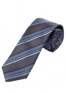 Optimum Stropdas Stripe Design Antraciet...