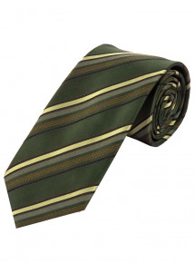 Prachtige Stropdas Stripe Design Olijf...