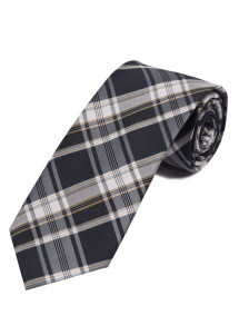 Glencheck Design Business Tie Antraciet...