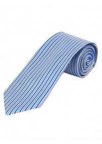 Smalle stropdas Plumb Stripe Design Wit...